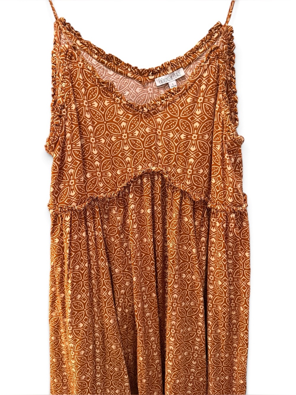 Patrons of Peace Boho Mini Dress M - Picture 4 of 9